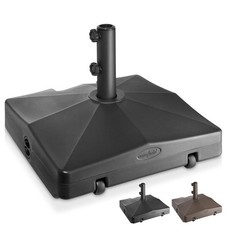 Patio Umbrella Base with Wheels, 64 LB Umbrella Stand, 20" with Handle