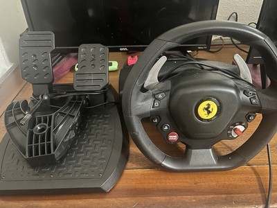 Thrustmaster Ferrari Racing Wheel Black Wired with Pedals & Paddle Shifters