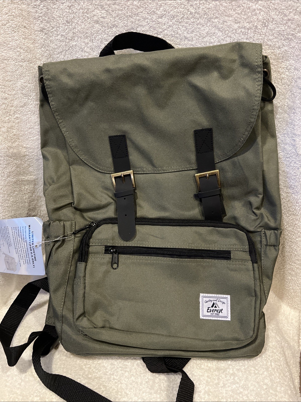 Everest BP500-OLI Stylish Rucksack - Olive