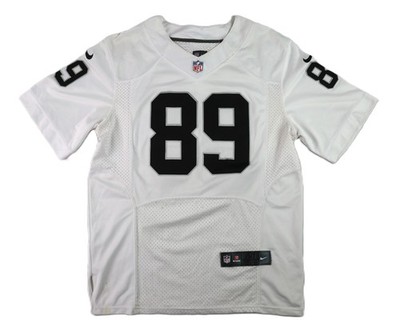 Nike US Mens 40 Medium NFL Football Oakland Raiders Cooper 89 Jersey White
