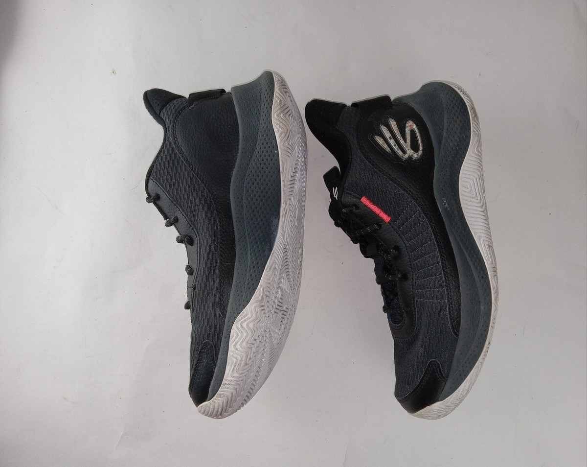 Under Armour UA CURRY 3Z7 Basketball Shoes 3026622-100 Black/Grey