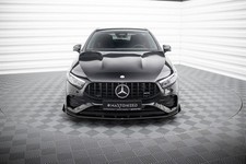 Front Sto&szlig;stange Flaps passend f&uuml;r Mercedes-AMG A35 W177 FL schwarz Hochglanz