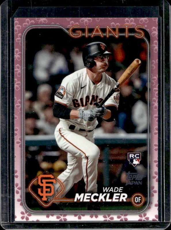 2024 Topps Japan Edition Wade Meckler RC Cherry Blossoms Rookie #/99 Giants