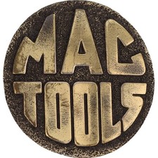 Mac Tools Race Racing Indy Car Mechanic Wrencher NOS Vintage Belt Buckle