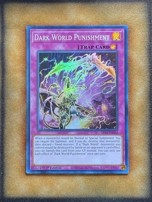 Yugioh Dark World Punishment SR13-EN033 Super Rare 1st Ed NM