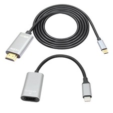 USB C To HDMI Adapter Cable 4K 60Hz Support Type C Port DP Alt Mode Lead