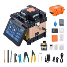 Uimoso Fiber Fusion Splicer 4 Motors Clad Alignment with 6s Splicing 13s Heating