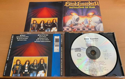 BLIND GUARDIAN - ''BATTALIONS OF FEAR'' - RARE GERMAN POWER METAL CD 1991