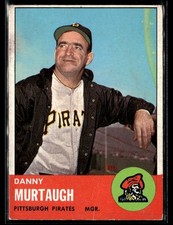 1963 Topps Danny Murtaugh Low Grade #559