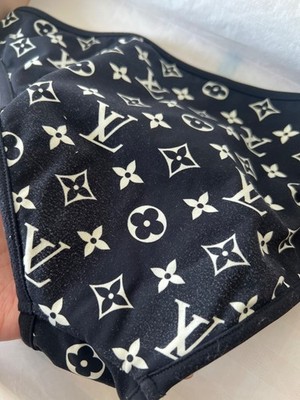 Louis Vuitton Bikini Set (Two Piece) Black Monogram Top 38 Bottom
