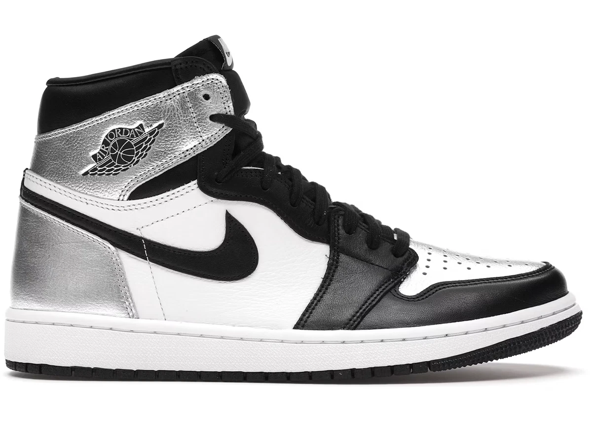 シューズ(男性用) NIKE AIR JORDAN 1 HIGH llic Silver Jordan 1 High OG Metallic Silver | Updated Sep 2026
