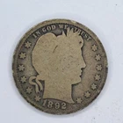 1892-O Barber Liberty Head Quarter Circulated Silver 25C Coin Free Ship #SA13