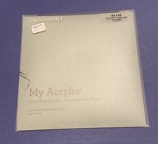 Close To My Heart My Acrlix stamp set B1416 Keyboard Uppercase Used