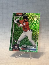 2026 Topps Series 1 Brice Matthews RC Easter Egg Foil Green Leaves #132