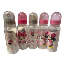 Disney 5 Pack Minnie Mouse Baby Bottles 9 Oz Sealed Brand New