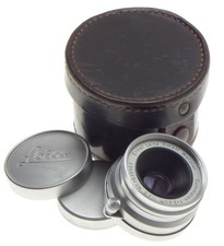1:3.5/35mm M39 LEICA SUMMARON f 3.5cm SCREW MOUNT COMPACT CAMERA LENS CAPS CASED