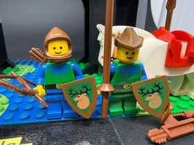 LEGO 6071 Forestmen's Crossing-Complete BUILD + Extra Minifigures (READ)