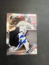 Bowman 2019 Draft Chrome Autographed 1st BDC-82 Jake Sanford Yankees