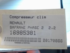 Climatisation et Accessoires Renault SAFRANE