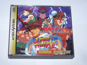 Street Fighter II Movie Sega Saturn Japan import US Seller