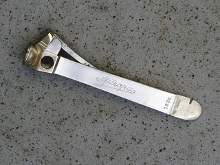 Zigarrenabschneider Reklame MITROPA 1936 von AUG. KNECHT Solingen → Reichsbahn