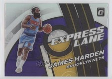 2021-22 Panini Donruss Optic Express Lane Purple Prizm James Harden #13 k5l