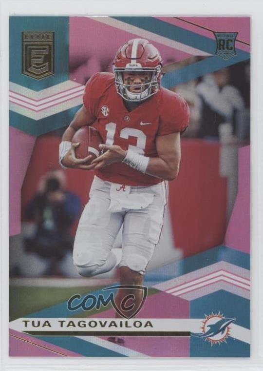 2020 Panini Donruss Elite Rookies Pink Tua Tagovailoa #101 Rookie RC pz9