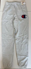 Champion Mens Reverse Weave Fleece Pant L Oxford Gray