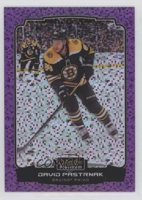 2022-23 O-Pee-Chee Platinum Violet Pixels 156/299 David Pastrnak #7 14b7