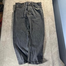 Vintage 90s Levi's 501 Black Denim Jeans Size 36