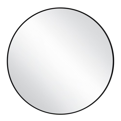 Design House Kenna Round Wall Accent Mirror – 24-Inch, Modern Metal Framed - Picture 1 of 12