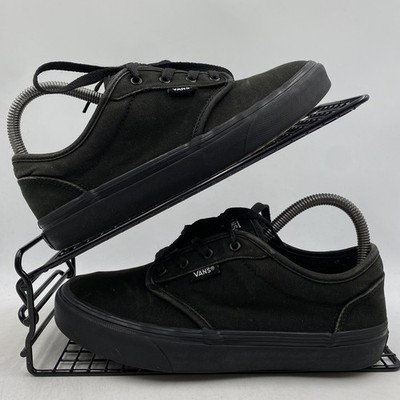 Vans Atwood Triple Black Low-Top Sneaker Größe UK 4,5 Damen Canvas 751505