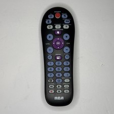 Genuine RCA RCR414BHE Universal Remote Control EUC. Tested And Working.