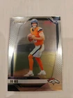 2024 Panini Prizm Bo Nix ROOKIE CARD #309 Silver