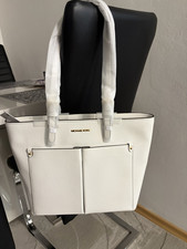 Michael Kors Damen Tragetasche Leder weiß Go...