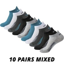 Trainers 5 & 10 Pack Ankle Socks Low Cut High Quality Unisex 9-12 Size UK