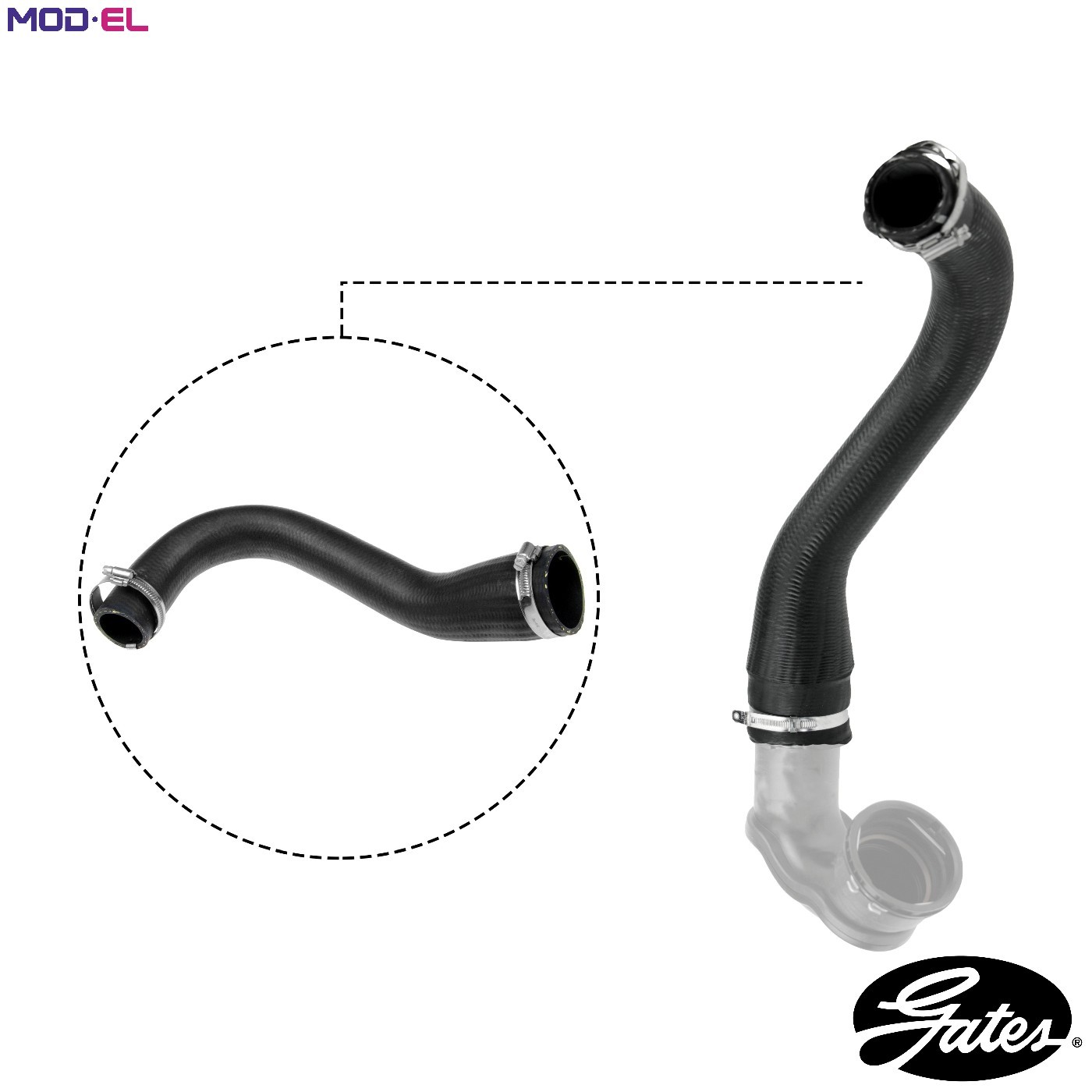 2x ✅Fits GATES-PRZEWODY 09-0174 AIR SUPPLY HOSE TURBO ⭐UK Seller⭐ - Image 9