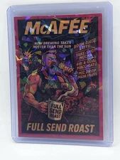 Pat Mcafee Non Licensed Novelty Cardcracked Ice Limited To 10 