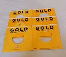 45 RPM 7" RECORD SLEEVES CO. SLEEVE 6 PACK SEE PHOTOS RCA Gold Records SLV348 