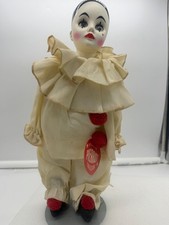 Vintage Effanbee Pierrot Collection Doll Mime Clown-AS IS