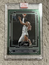 2025 Panini One And One WNBA DeJonai Carrington Green /5