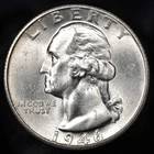 1946-S Washington Quarter -- Choice BU with Outstanding Luster