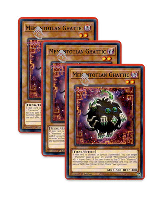 Yugioh! Mementotlan Ghattic PHNI-EN017 (Common) 1st Ed 3x ''Memento Deck Support''