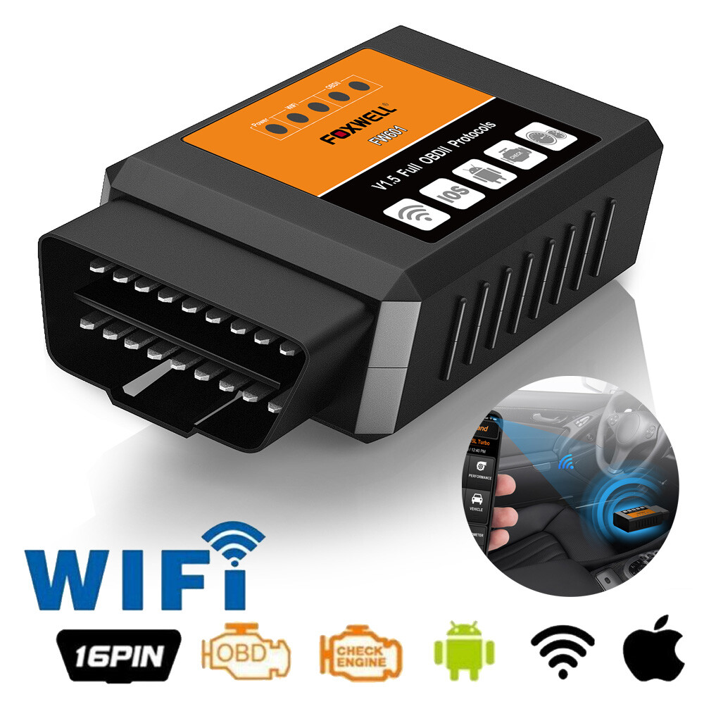 ELM327 WiFi OBD2 OBDII Car Diagnostic Scanner Code Reader Tool For iOS Android-image