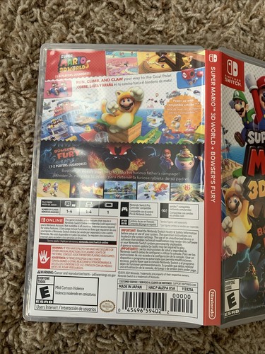 SOLO custodia di ricambio vuota! Super Mario Mondo 3D + Furia di Bowser - Switch - Foto 5 di 6
