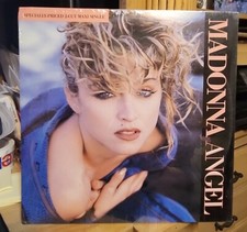 Madonna- Angel Single 12" Vinyl Disc Vinyl May-1985 Sire Records...