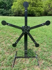 22LR Rimfire Texas Star “No Weld” Reactive Steel Shooting Target - 4in Paddles