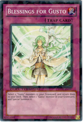 Yugioh! LP Blessings for Gusto - DT05-EN097 - Common - Duel Terminal  Lightly Pla