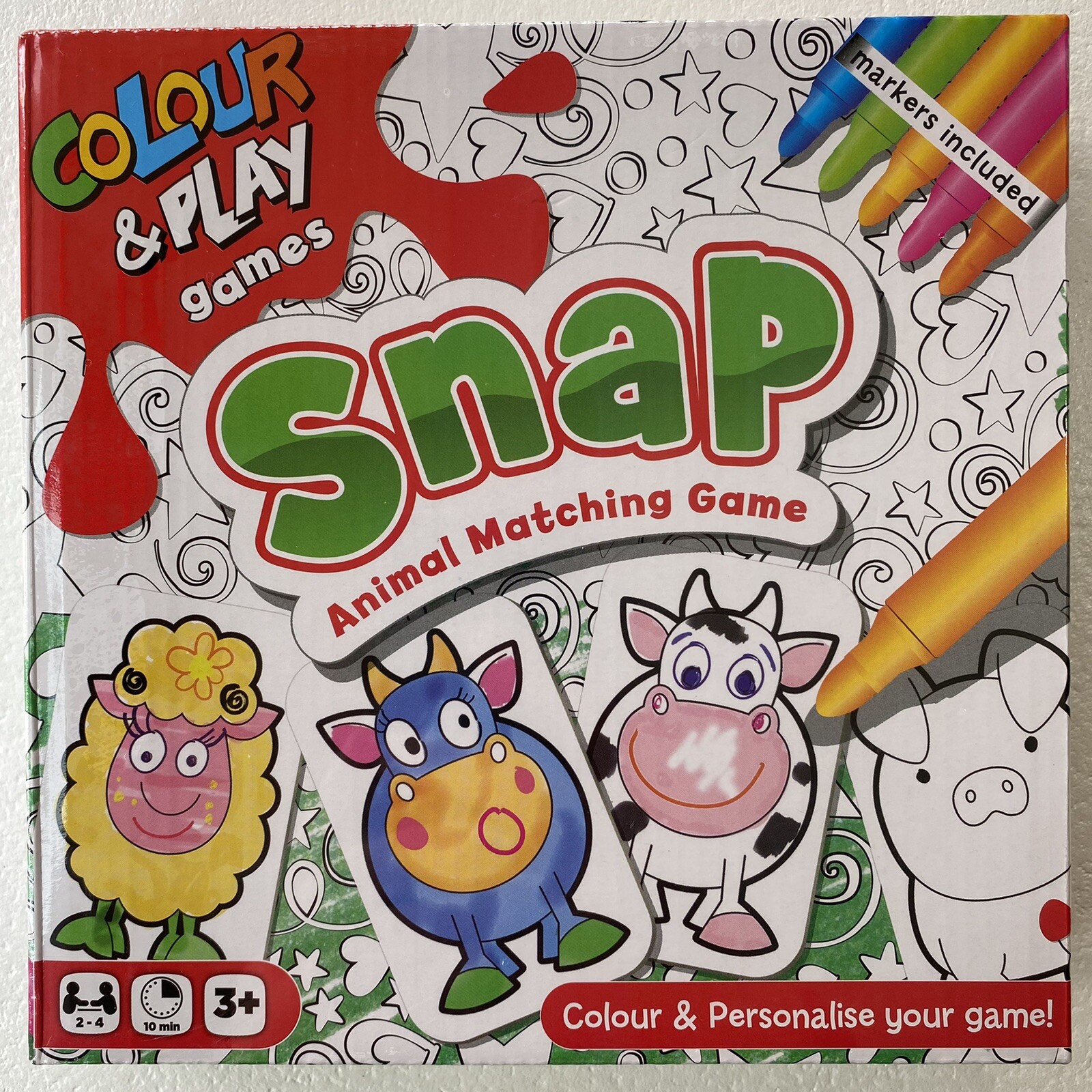 Interplay SNAP Colour And Play Games Animal Matching Game Get Creative