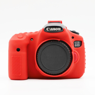 Silicone Rubber Body Case Protector Cover For Canon EOS 60D Camera 